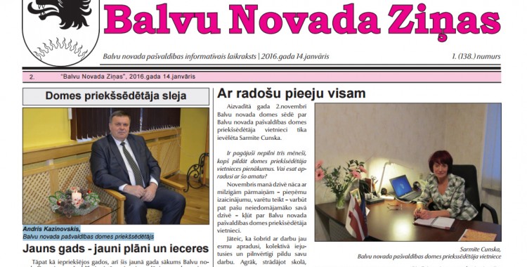 Balvu Novada ziņas